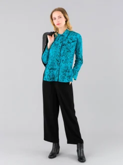 Blue Cotton Tunic Shirt<agnès b. Flash Sale