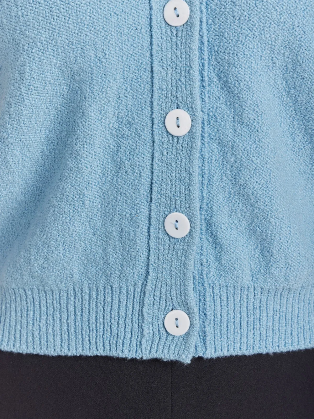 Blue Cotton Vest Cardigan<agnès b. Discount