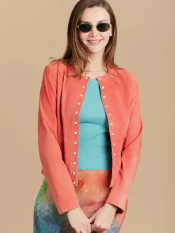 Blue Cotton 2x2 Rib Ovation T-shirt<agnès b. Best Sale