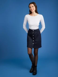 Blue Short Skirt<agnès b. Best