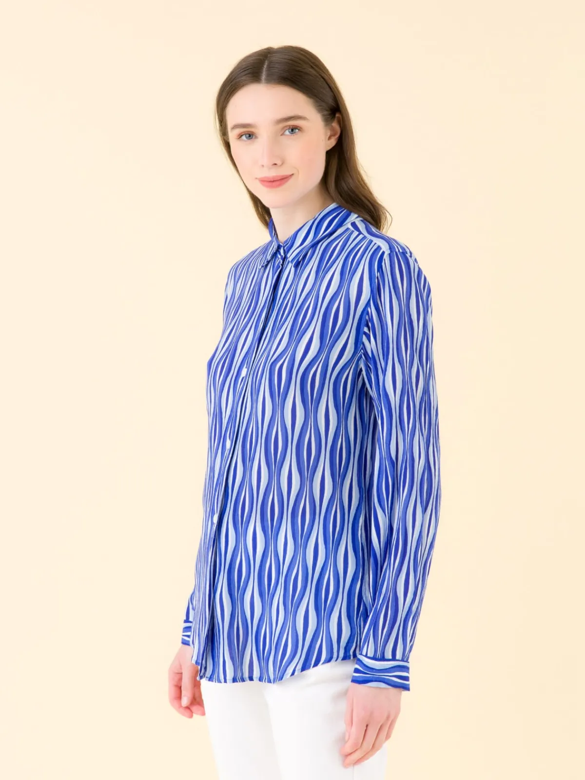 Blue Diego Shirt<agnès b. Fashion