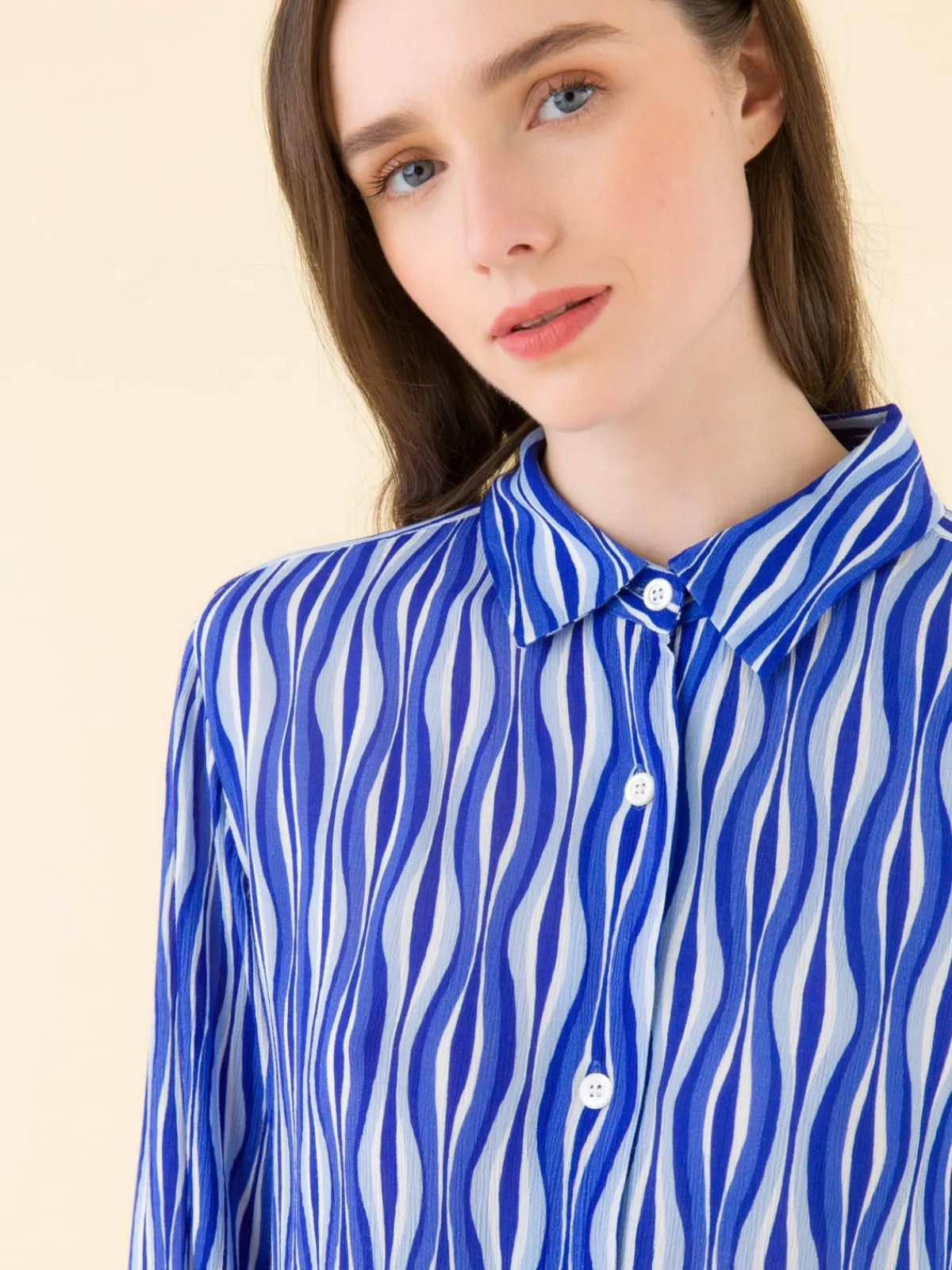 Blue Diego Shirt<agnès b. Fashion
