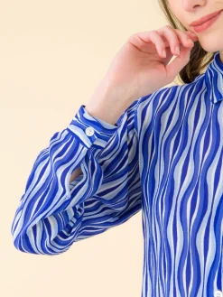 Blue Diego Shirt<agnès b. Fashion