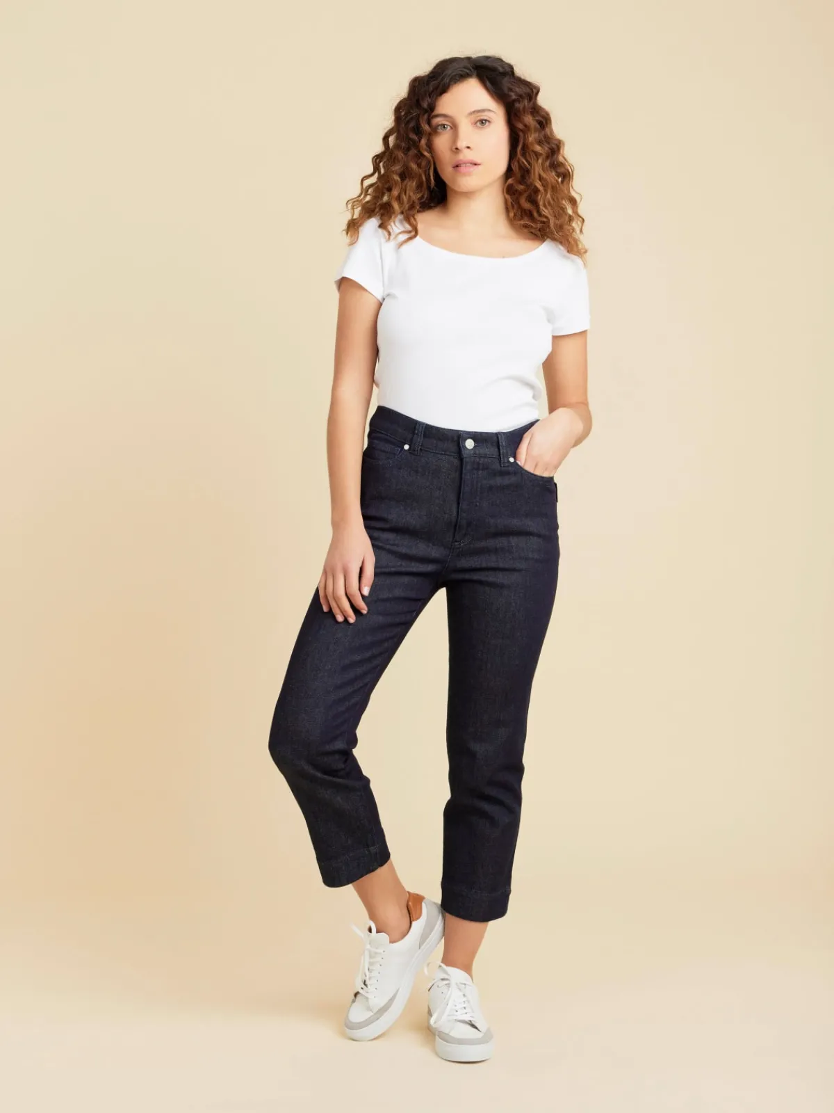 Blue High-waisted Misfits Jeans<agnès b. Outlet