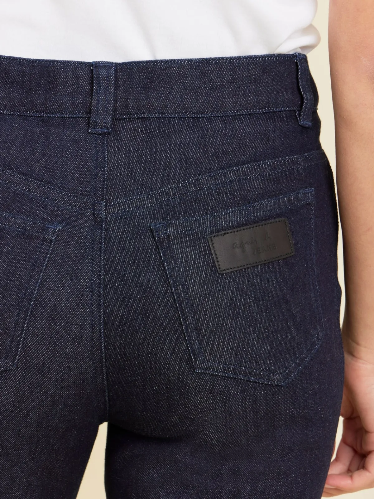Blue High-waisted Misfits Jeans<agnès b. Outlet