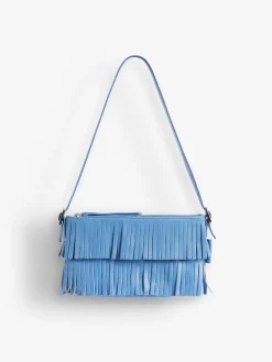 Blue Leather Carmen Clutch<agnès b. Best