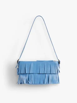 Blue Leather Carmen Clutch<agnès b. Best