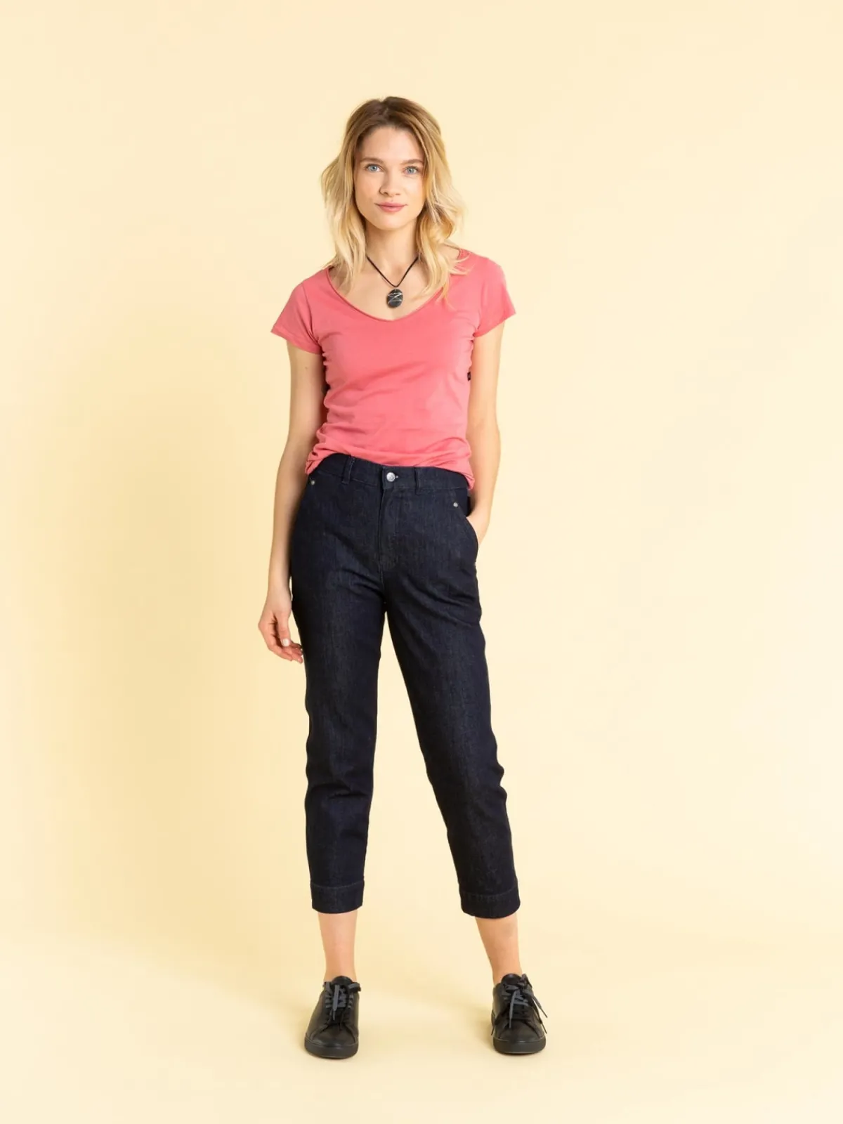 Blue 7/8-length Marilyn Jeans<agnès b. Flash Sale