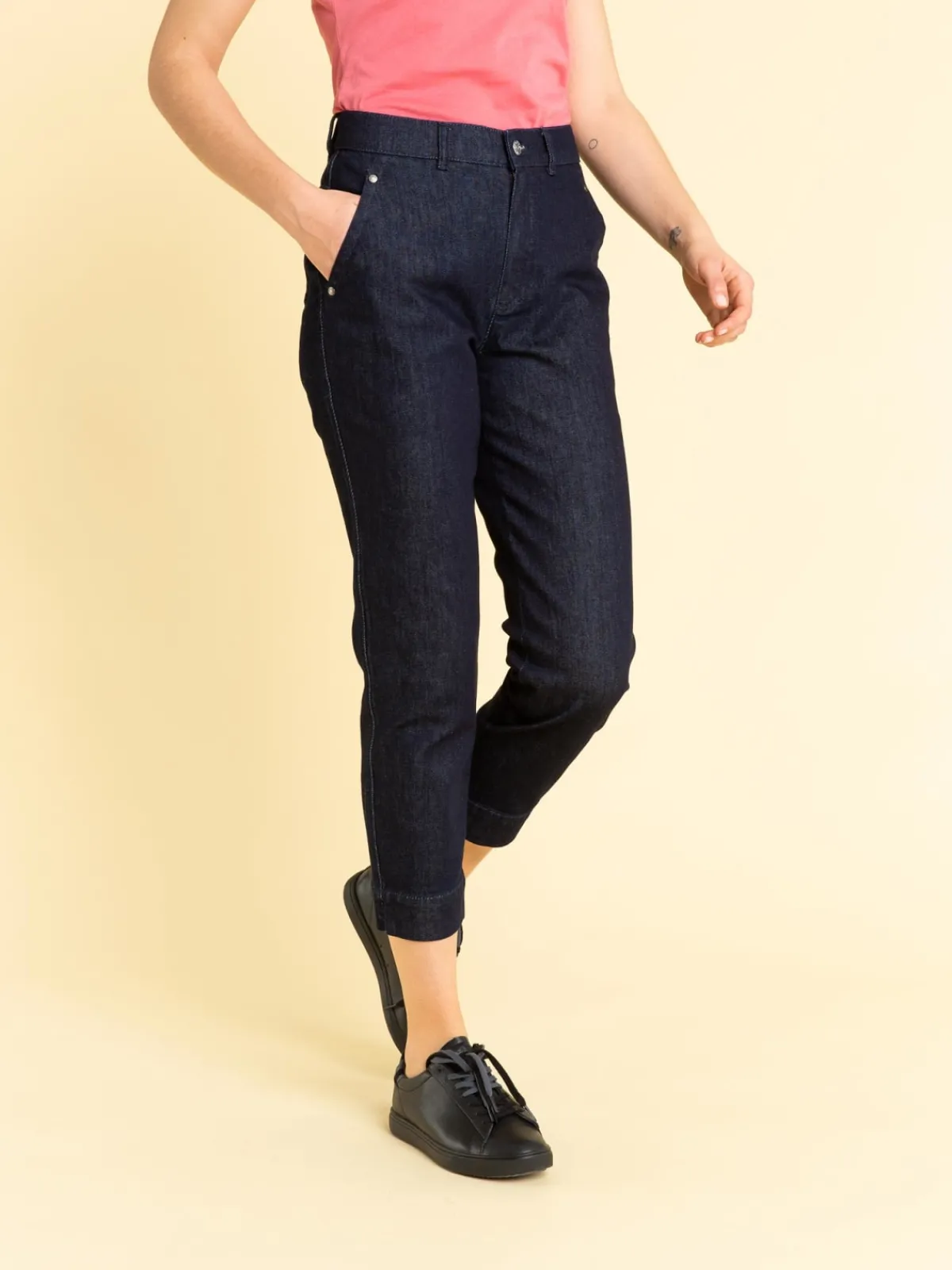 Blue 7/8-length Marilyn Jeans<agnès b. Flash Sale