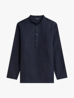 Blue Linen Tunic<agnès b. Outlet