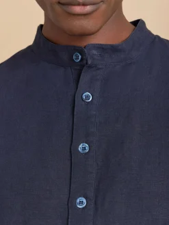 Blue Linen Tunic<agnès b. Outlet