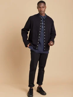 Blue Linen Tunic<agnès b. Outlet