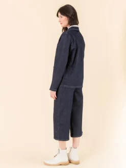 Blue Raw Sanshui Jacket<agnès b. Online