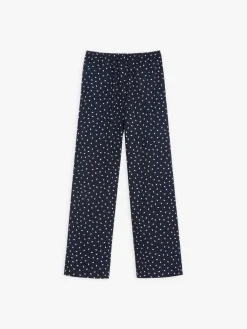 Blue Rice Grain Print Deon Pants<agnès b. Clearance