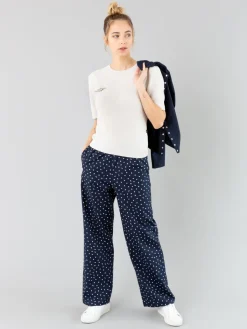 Blue Rice Grain Print Deon Pants<agnès b. Clearance
