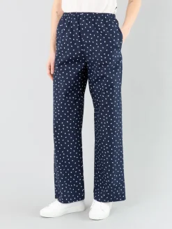 Blue Rice Grain Print Deon Pants<agnès b. Clearance