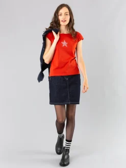 Blue Short Skirt<agnès b. Store