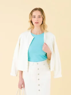 Blue Short Sleeve Australia T-shirt<agnès b. Shop