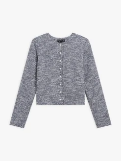 Blue Tweed Aimie Jacket<agnès b. Cheap