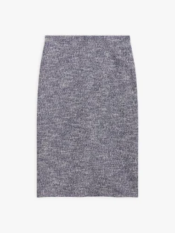 Blue Tweed Angeli Skirt<agnès b. Shop