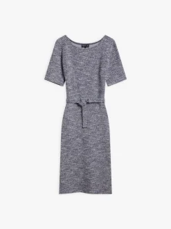 Blue Tweed Vitti Sheath Dress<agnès b. Store
