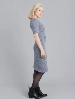 Blue Tweed Vitti Sheath Dress<agnès b. Store