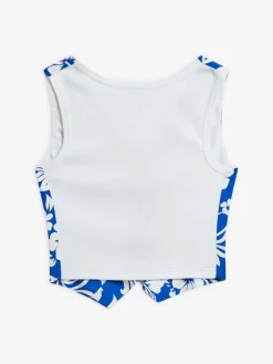 Blue Viscose Polynesian Print Top<agnès b. Online
