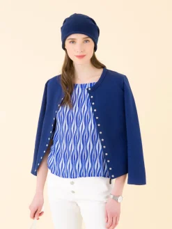 Blue Wave Print Top<agnès b. Cheap