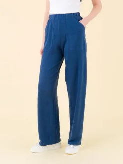 Blue Work Linen Jersey Pants<agnès b. Shop