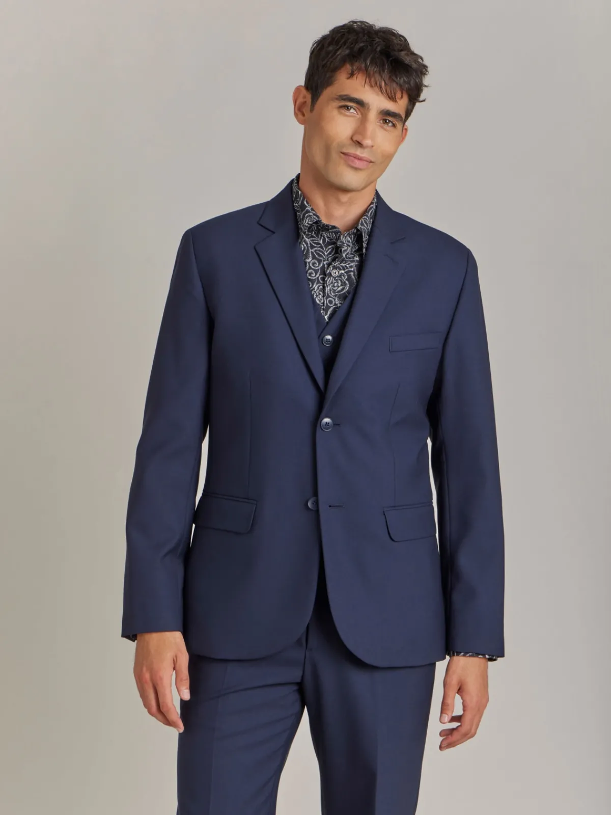 Blue Worsted Wool Domi Jacket<agnès b. Best