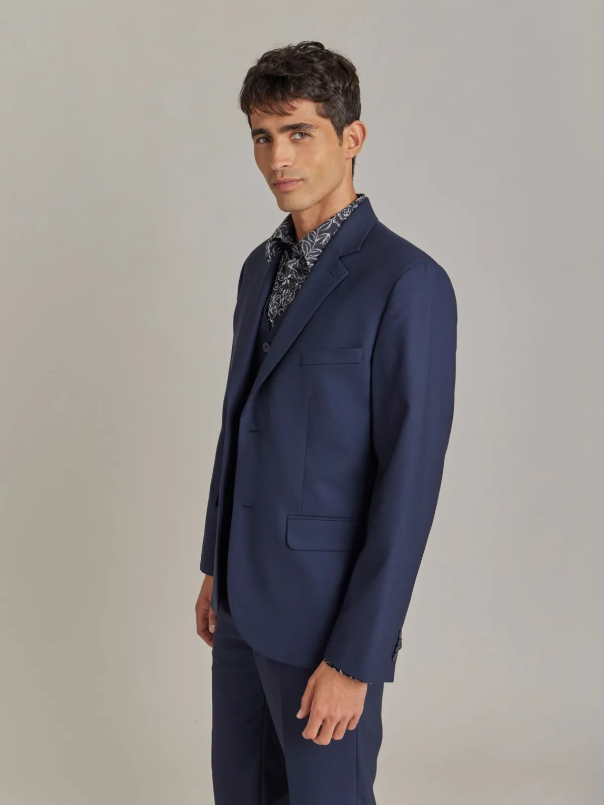 Blue Worsted Wool Domi Jacket<agnès b. Best