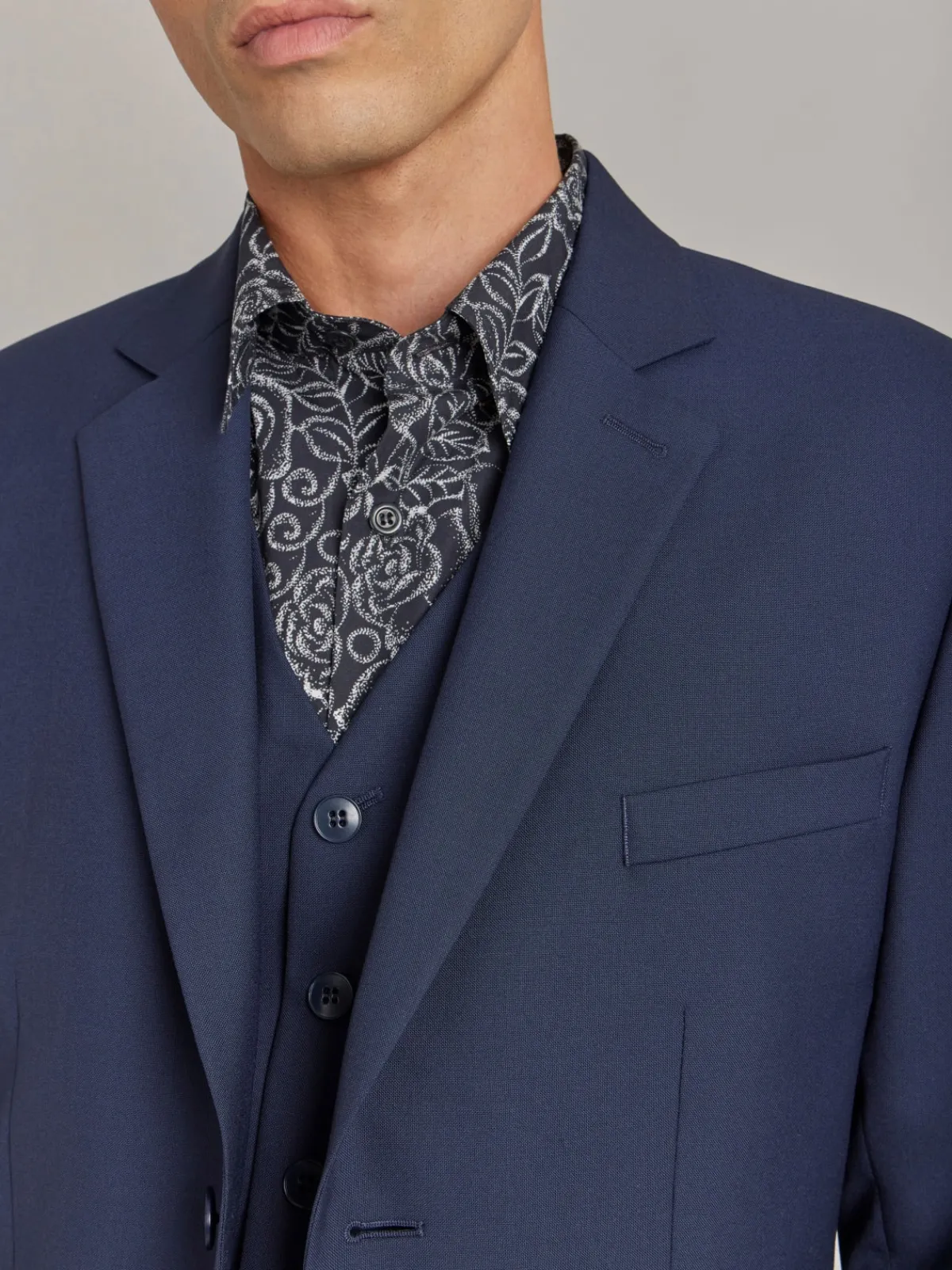 Blue Worsted Wool Domi Jacket<agnès b. Best