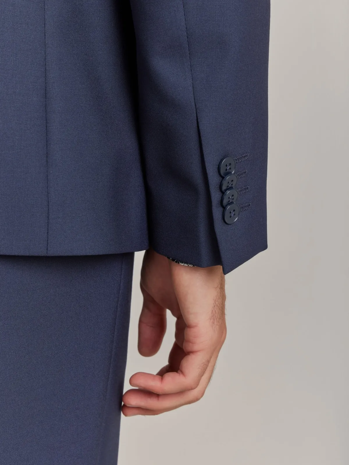Blue Worsted Wool Domi Jacket<agnès b. Best