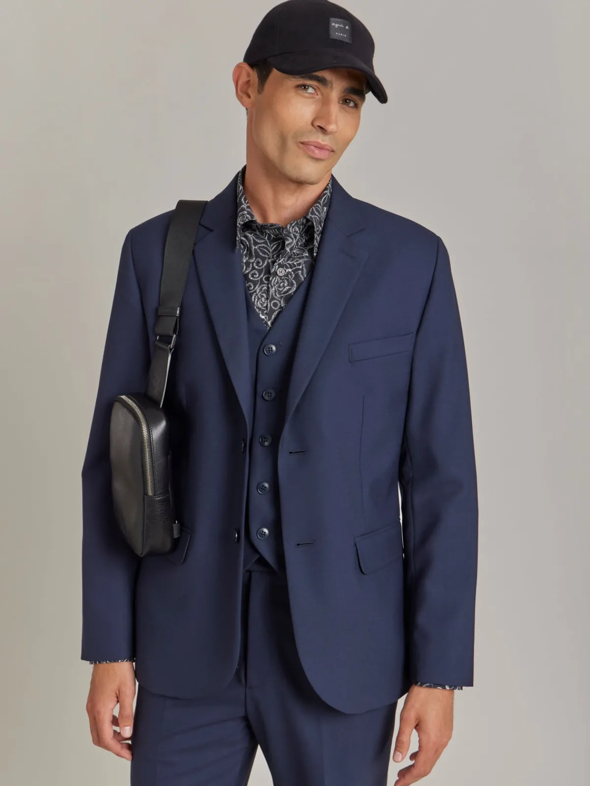 Blue Worsted Wool Domi Jacket<agnès b. Best