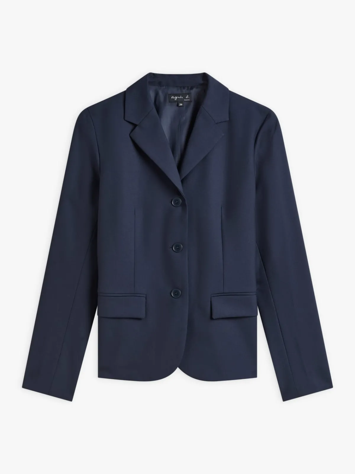 Blue Worsted Wool Louisa Jacket<agnès b. Best Sale