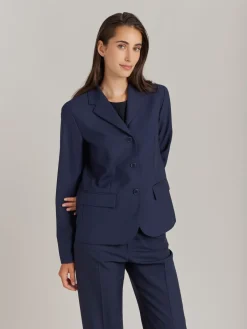 Blue Worsted Wool Louisa Jacket<agnès b. Best Sale