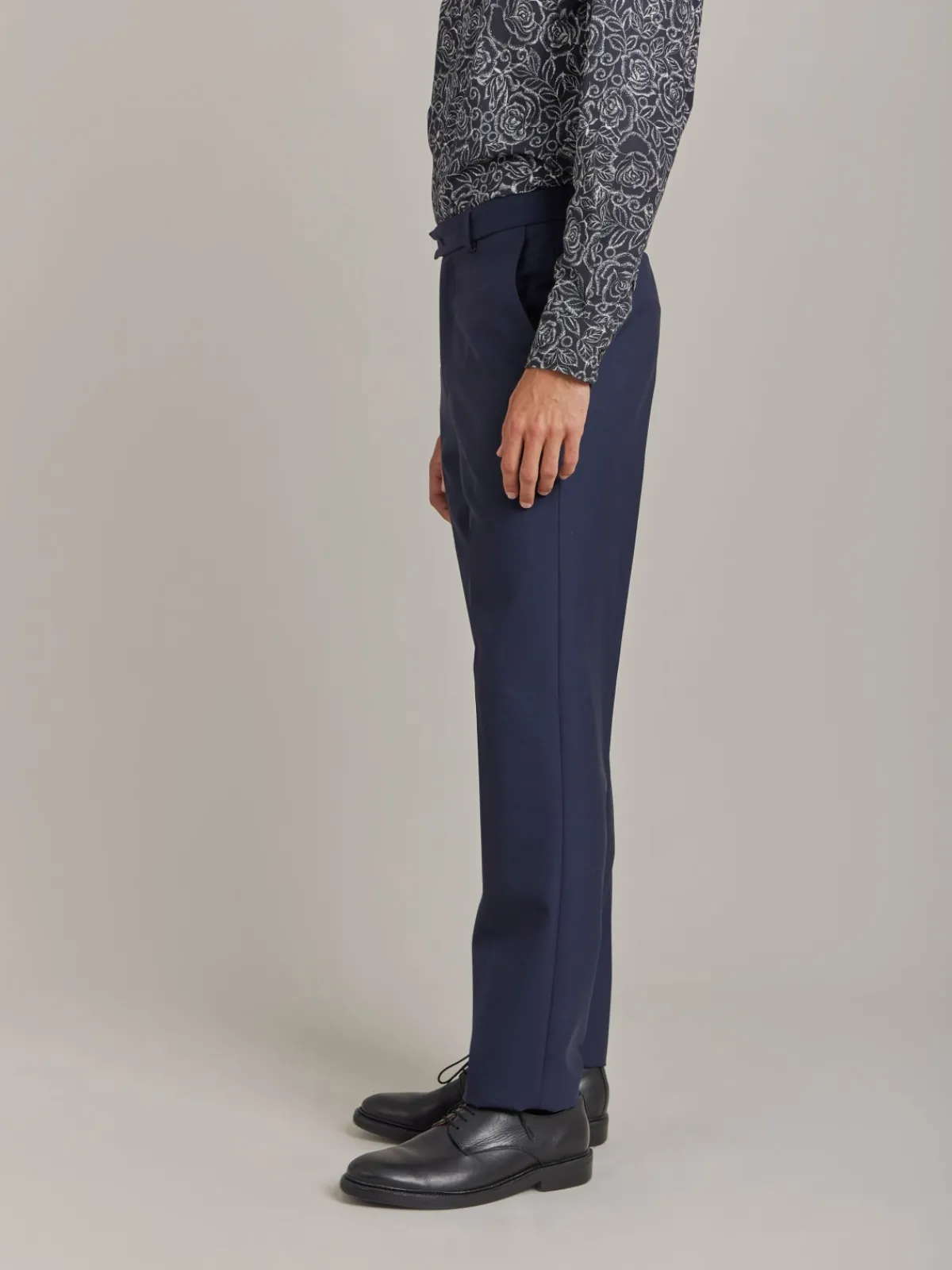 Blue Worsted Wool Lucas Pants<agnès b. Best