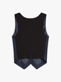 Blue Worsted Wool Vivien Vest<agnès b. Outlet