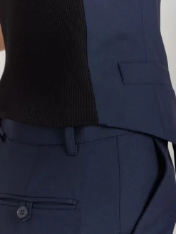 Blue Worsted Wool Vivien Vest<agnès b. Outlet