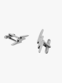 Brass Lightning Cufflinks<agnès b. Flash Sale