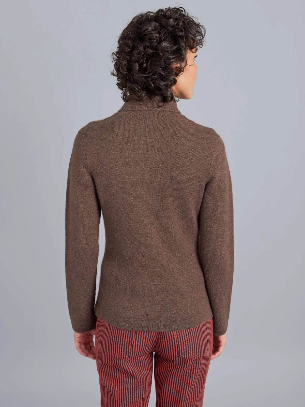 Brown Clifford Cashmere Jacket<agnès b. Cheap