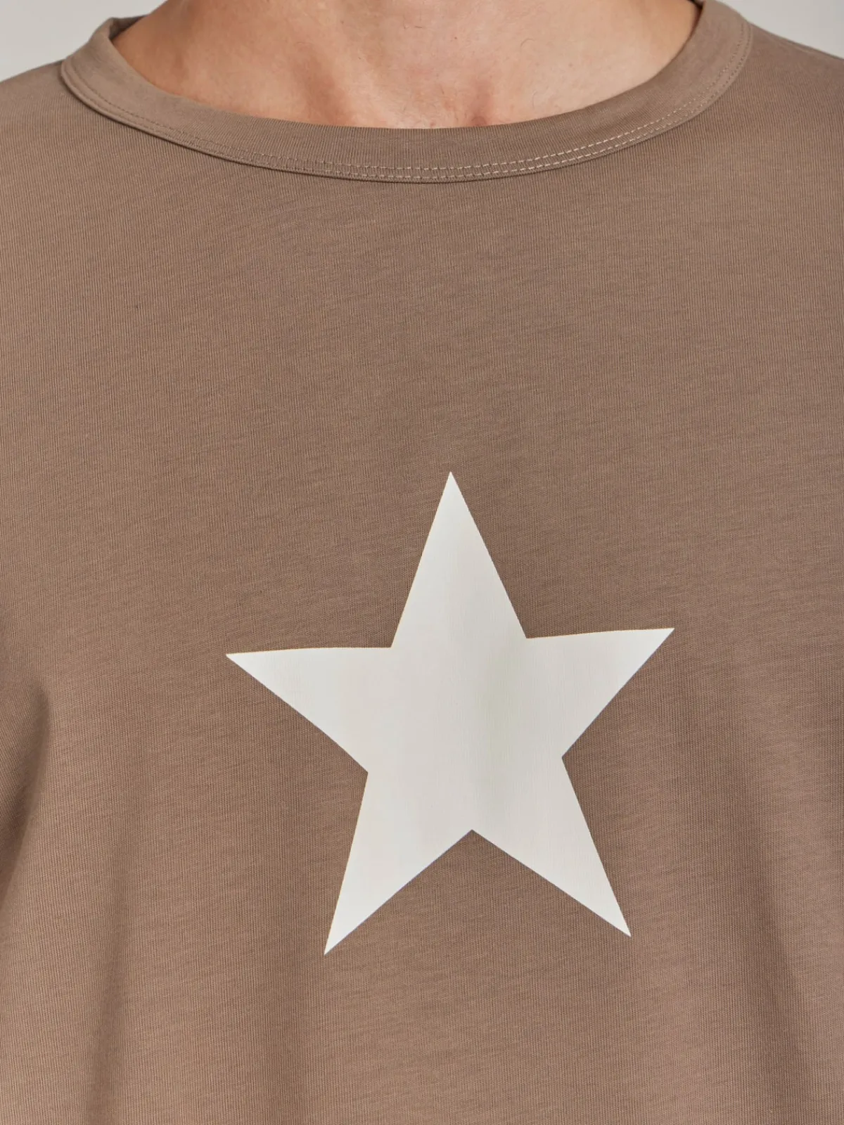 Brown Cotton New Coulos T-shirt With Star<agnès b. Fashion