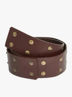 Brown Leather Esma Belt<agnès b. Discount
