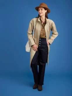 Brown Snakeskin Print Shirt<agnès b. Cheap