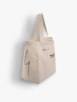 Canvas Spirit Tote Bag<agnès b. Discount