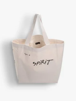 Canvas Spirit Tote Bag<agnès b. Discount