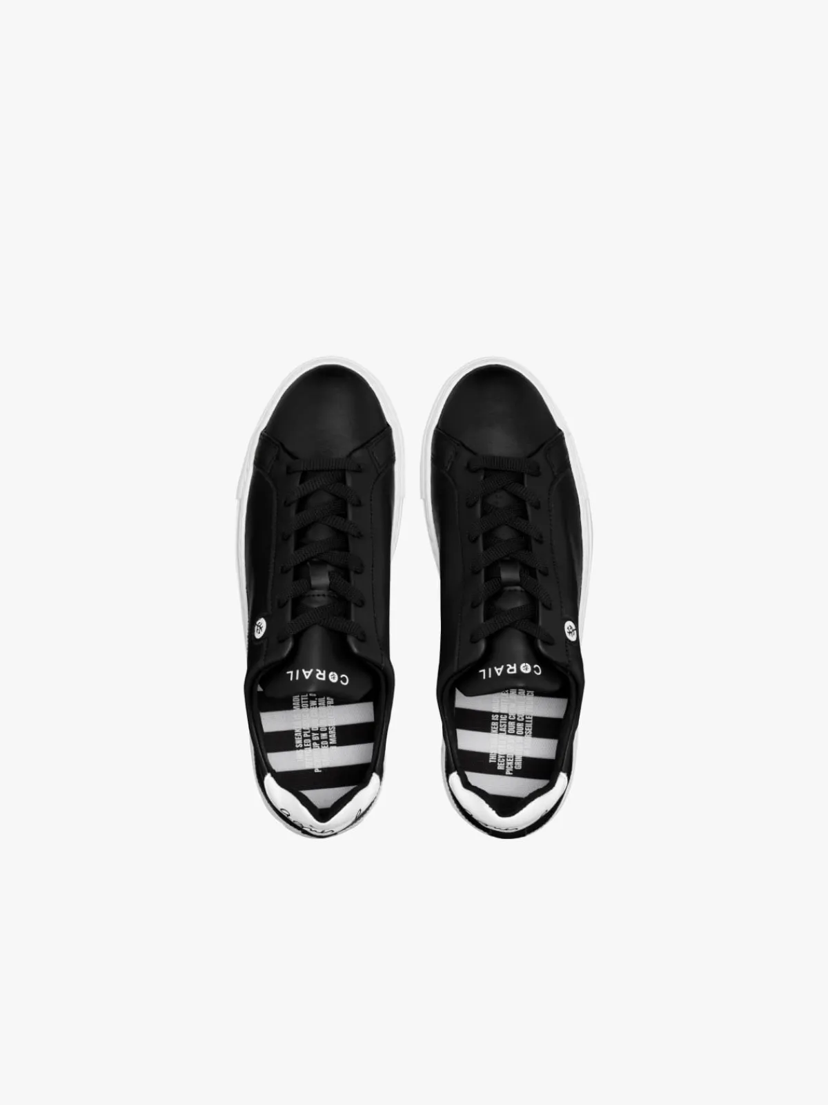 Corail Marseille 21 Black Vegan Trainers<agnès b. Shop
