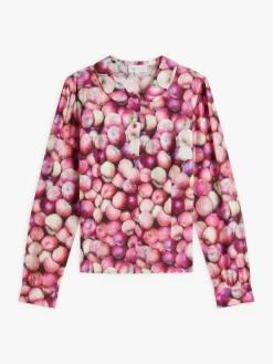 Cotton Apple Print Shirt<agnès b. Sale