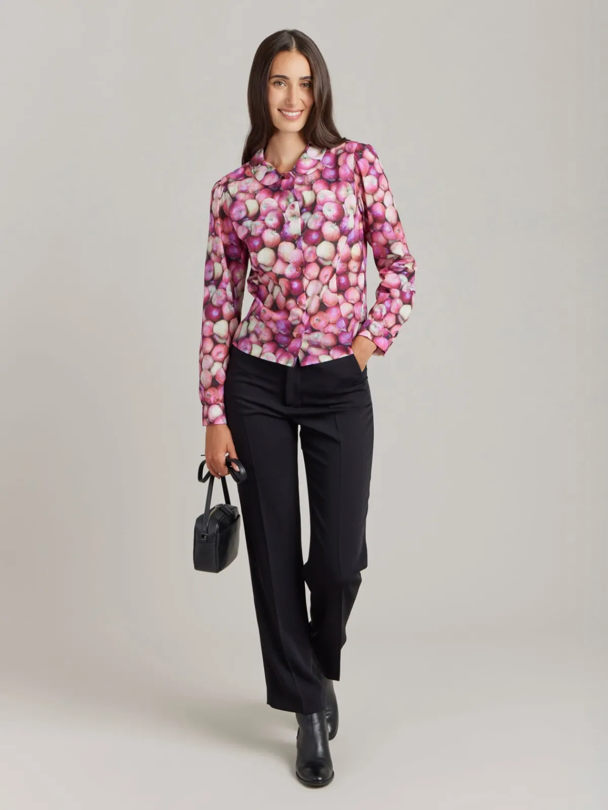 Cotton Apple Print Shirt<agnès b. Sale