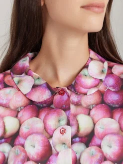 Cotton Apple Print Shirt<agnès b. Sale